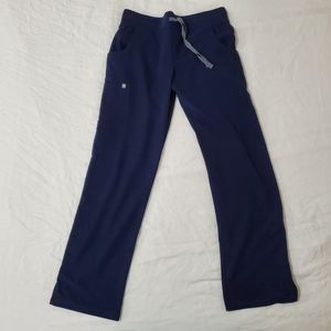Figs Women's Navy Kade Cargo Scrub Pants (Small)